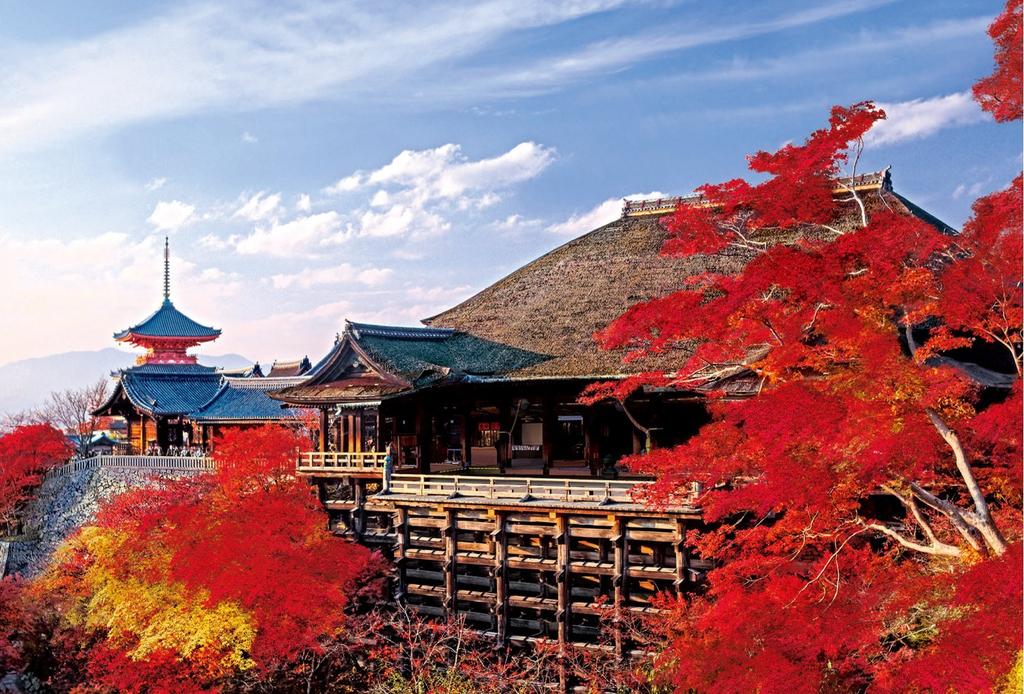 Epoch 1000-piece Jigsaw Puzzle: Aim To Become a Puzzle Master Kiyomizu-dera Temple In Autumn - Kyoto (50x75cm)