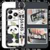 Ring Wrist Strap Phone Case For Realme C63 4G/C61 4G Back Cover Kickstand Anti-knock Silicone Cartoon Shockproof Durable