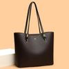 Women'S Large Capacity Tote Bag Elegant Minimalist Purse with Zipper Closure Spacious Work Bag for Women