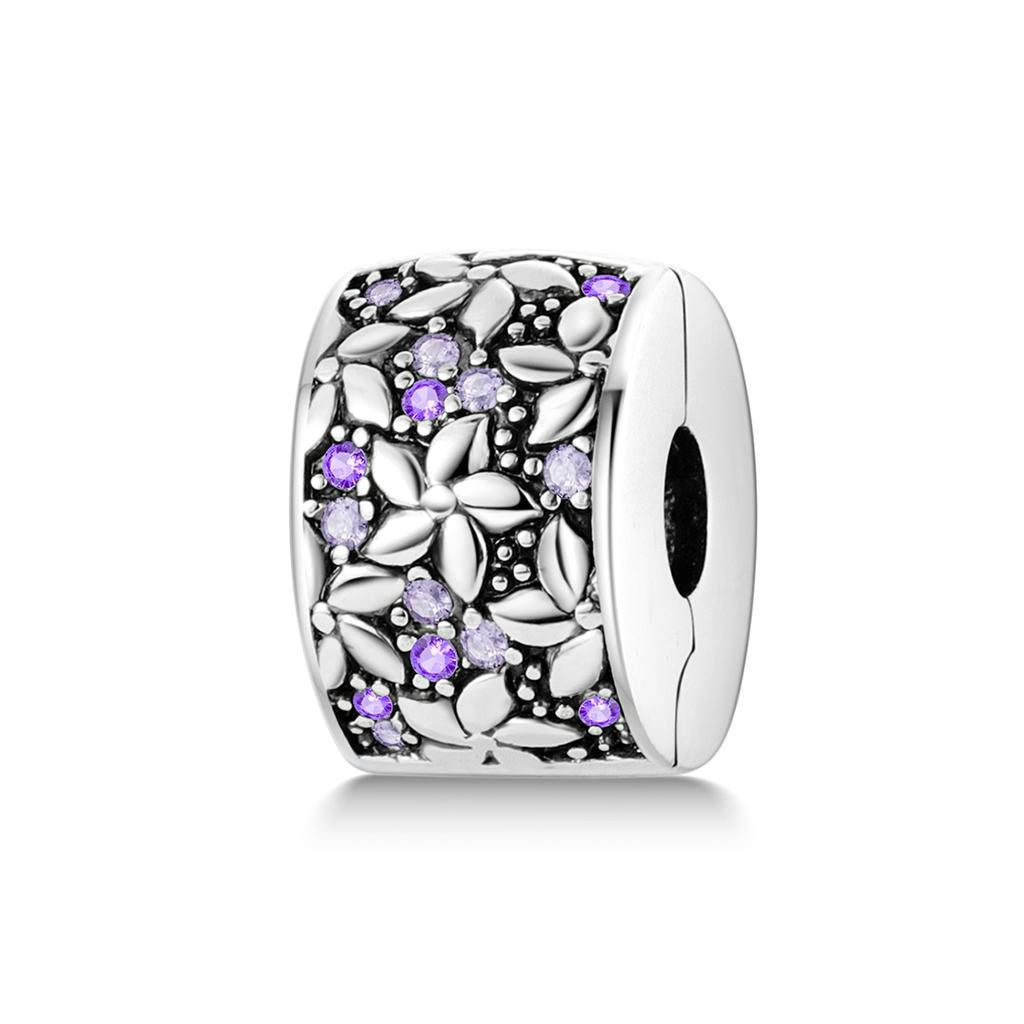 Copper Charm Bead Flower Heart Aircraft Fit Original Bracelet Pendnat Diy For Woman Jewelry