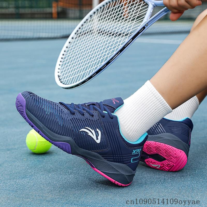 Premium Quality Professional Tennis Shoes Men Women Black Blue Gym Badminton Shoes Couples Anti Slip Indoor Court Shoes Table Tennis Shoe