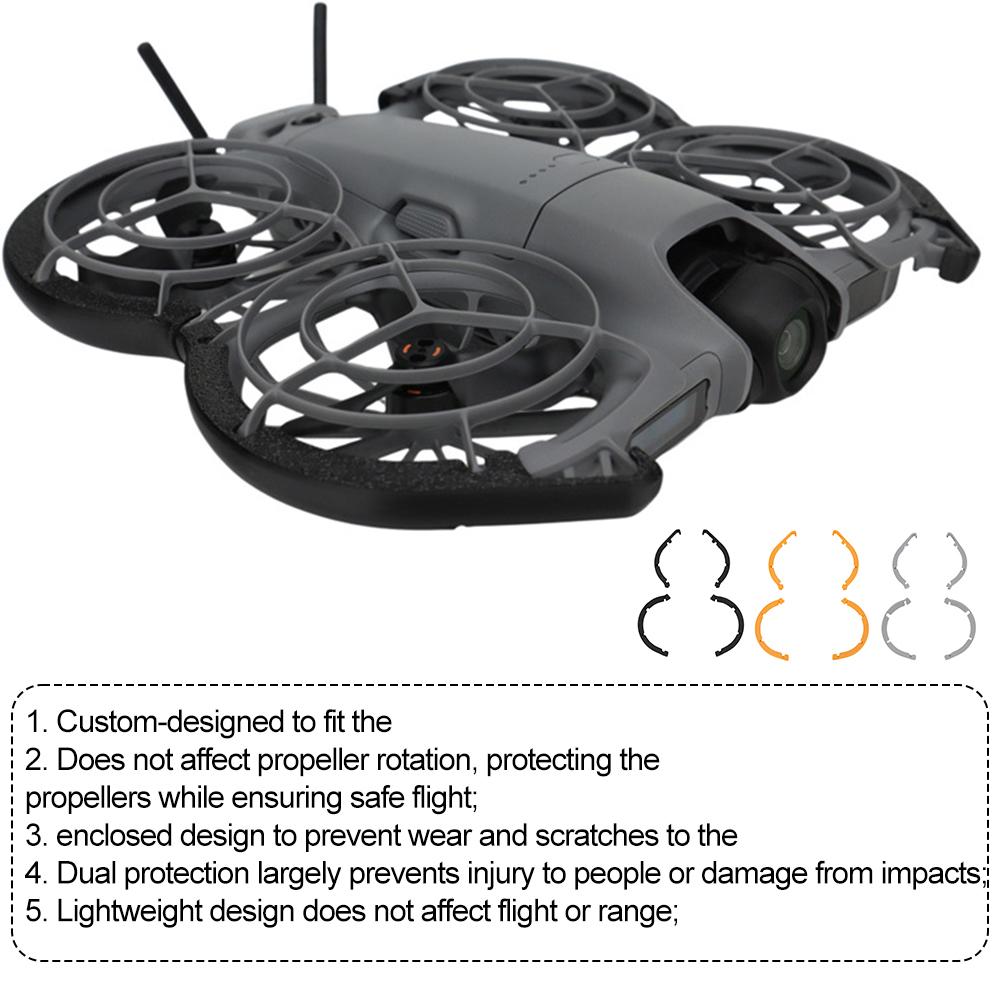 Para DJI NEO 2 Protetor Para-choque Barra Anti-colisão Protetor de Hélice Anel de Proteção Anti-queda Acessório para Drone DJI NEO 2