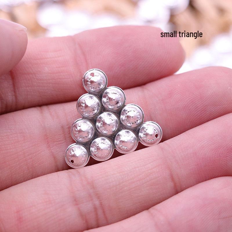 Miao Ethnic Silver & Aluminum Ornaments - Plum Blossom Accessories