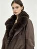 European and American temperament removable wool collar cotton-padded coat short women's winter new loose thickened warm jacket