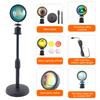 16 Color RGB Projection Lamp Sunset Light with Stand & Remote 360 degrees  Rotating Atmosphere Decor