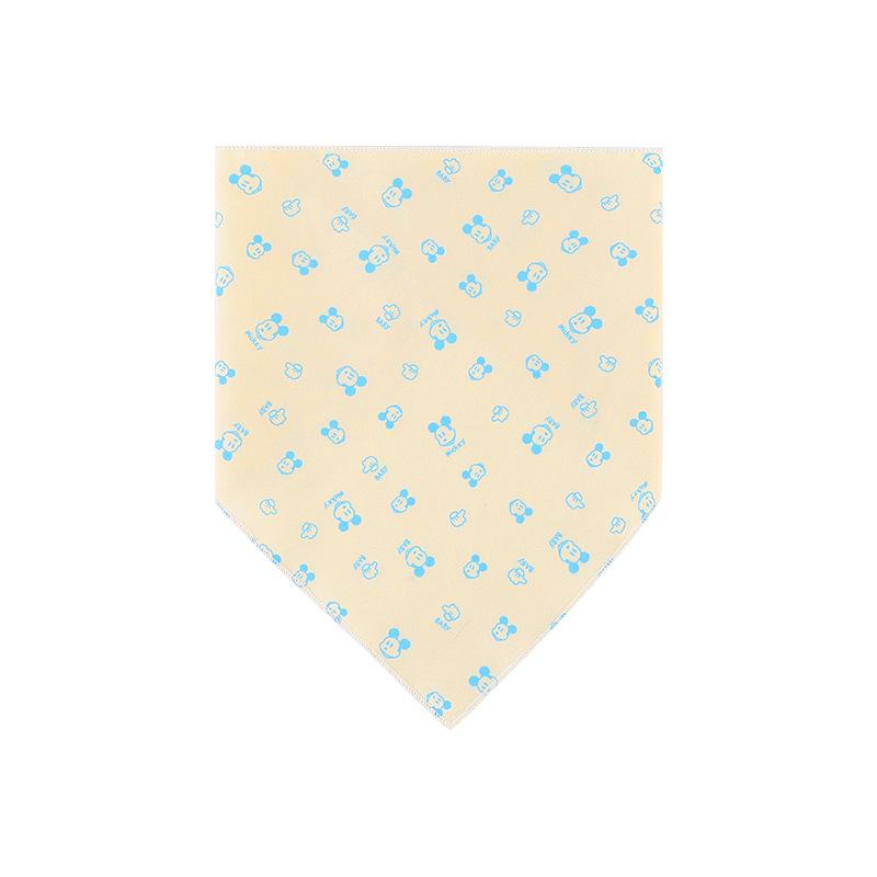 Pet Triangle Scarf: Cross-Border Cat & Dog Bib with Print бежевый