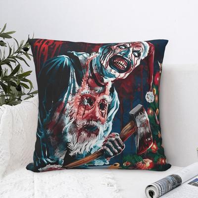 Pillow Case Film Funny T-Terrifier Horror 2 Pillow Cover Fashion Cushion Cover Graphic Pillowcases For Wedding Party Home Decor