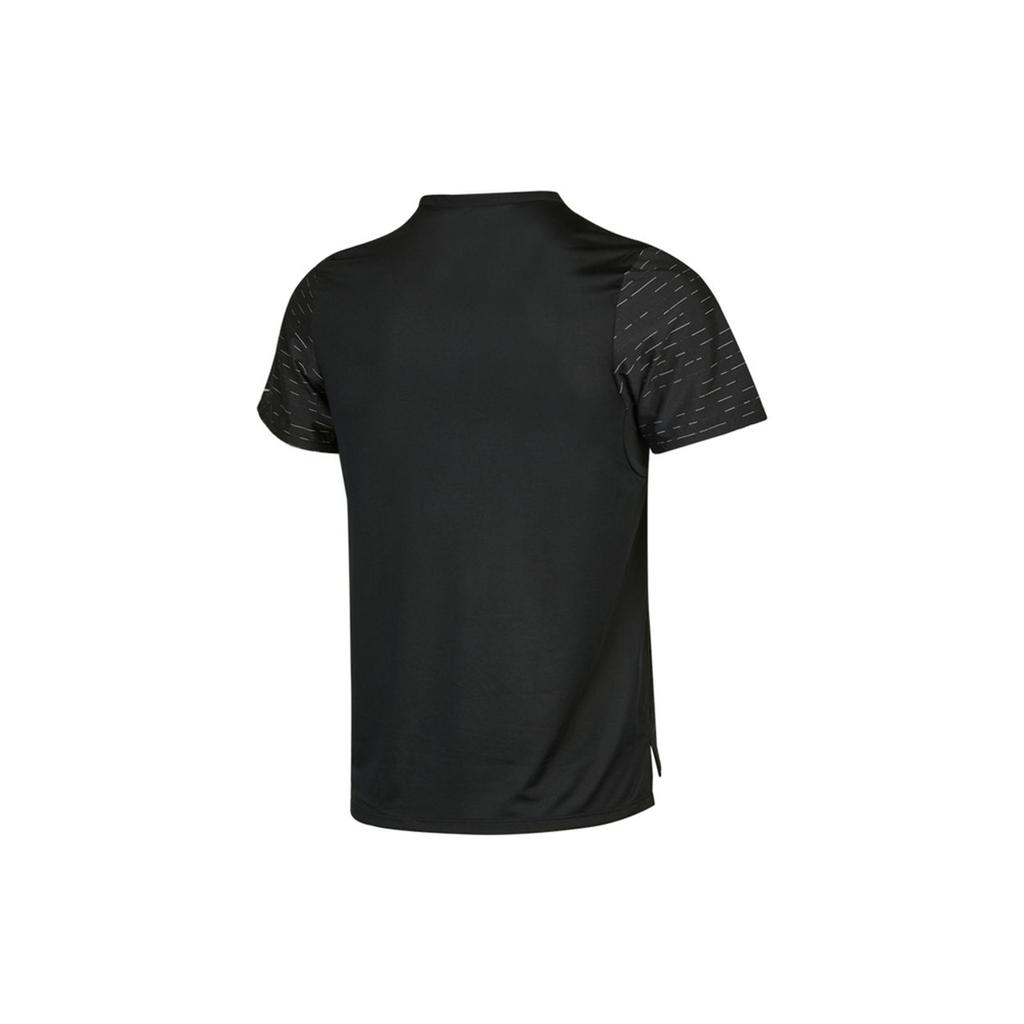 Nike Dri-Fit Rise 365 Run Division Rýchloschnúce športové tričko s krátkym rukávom a okrúhlym výstrihom Pánske topy Čierna DD4852-010