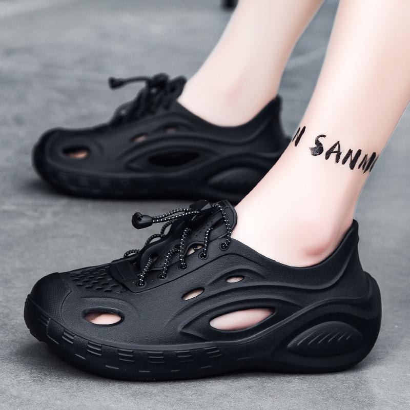 Summer Outer Wear Hole Shoes High-end Men's EVA Platform Men's Beach Shoes Coconut Non-slip Garden Shoes