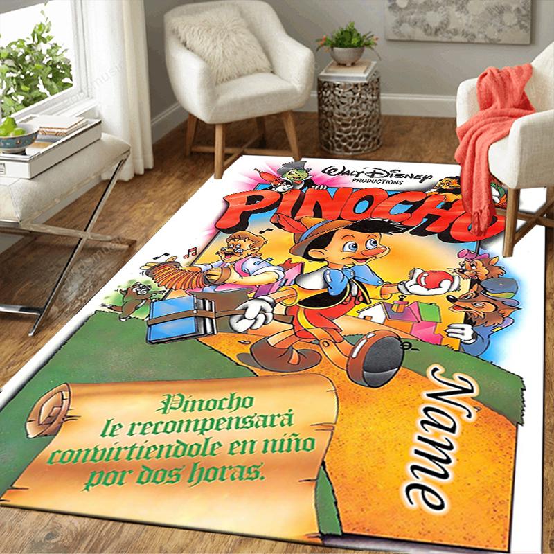 Custom 1Pc Pinocchio'S Apple Adventure Rug Office Carpet Indoor Outdoor Entrance Doormat Nonslip Soft And Comfortable Living Room D916156