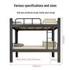 Steel Frame Double-Decker Bunk Bed for Dorms and Apartments