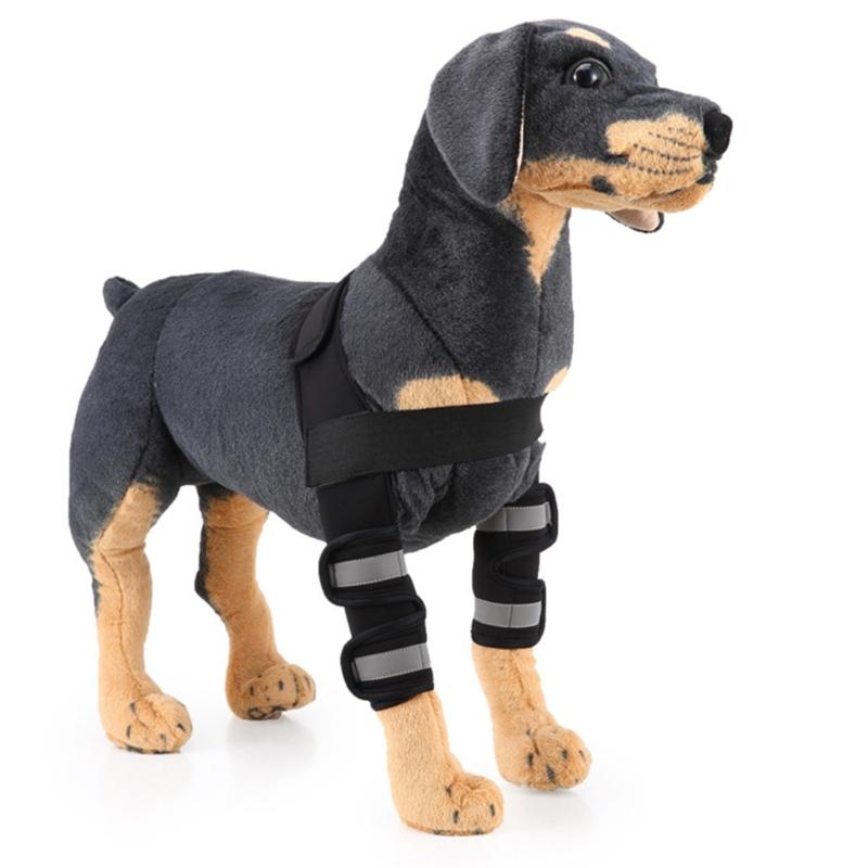 Dog Knee Guard Dog Elbow Sleeve Protector Dog Leg Brace Front Wrist Dog Knee Cover Anti Licking Wound Dog Recovery Leg C