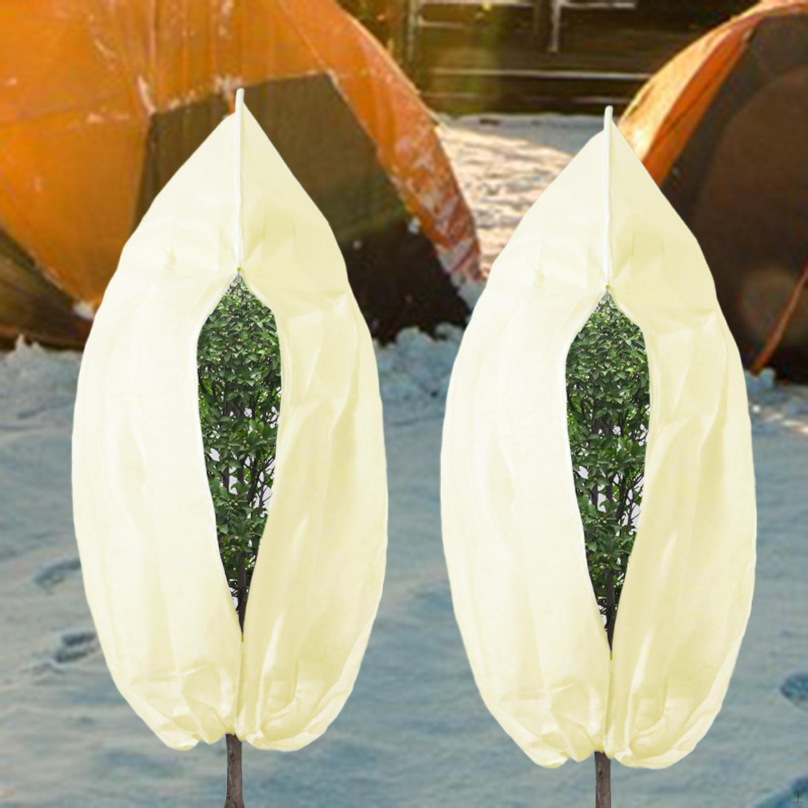 

2 комплекта зимних чехлов для растений, чехол для защиты от заморозков, многоразовая защита, ткань для 120cmx180cm