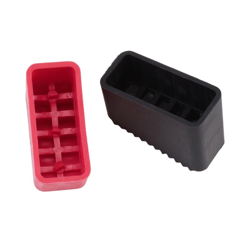 4 יחידות כיסויי רגלי סולם כרית הארכה כיסוי סולם בולם בטיחות החלפה לאביזרי בטיחות לסולם