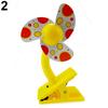 Safe Soft Blades Clip On Mini Portable Flexible Fan for Baby Pram Stroller