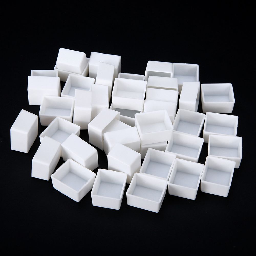 6/12/24/48 szt. Białe Puste Pełne Pojemniki Połówki Pojemników Akwarele Artystyczne Siatka Materiały do Malowania Artykuły Artystyczne Paleta Malarska