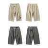 Men Summer Loose Casual Shorts Men Breathable Embroidery Straight Leg Motion Short Pants Plus Size Jogging Fitness Beach Shorts