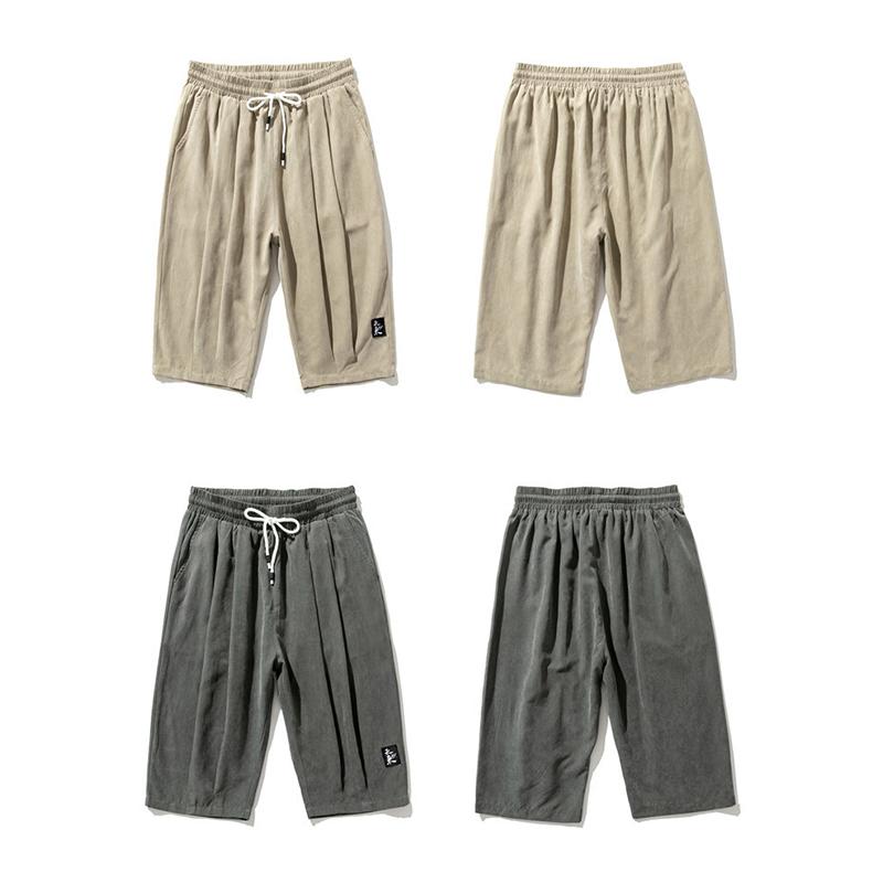 Men Summer Loose Casual Shorts Men Breathable Embroidery Straight Leg Motion Short Pants Plus Size Jogging Fitness Beach Shorts