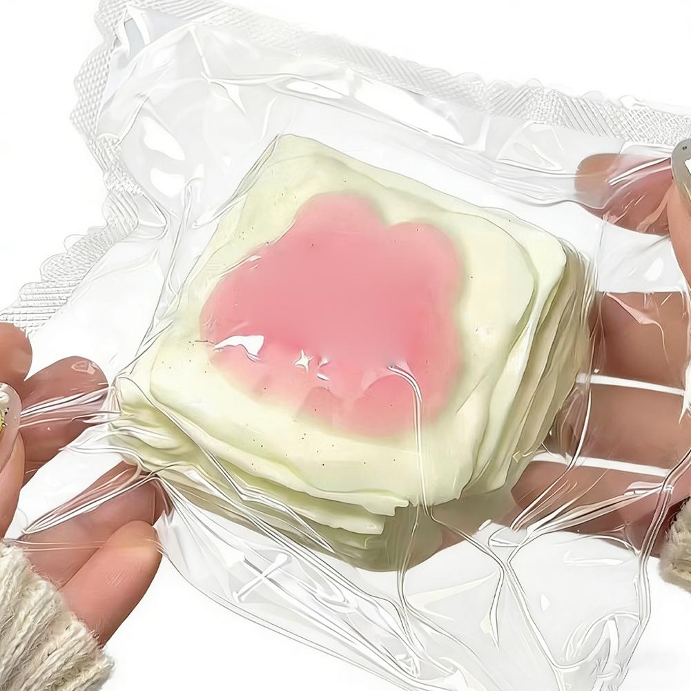 Cute Food Series Stress-Relieving S Silicone Squeezing S Slow Recovery  Gift Relieve Anxiety Sensory  For Adults