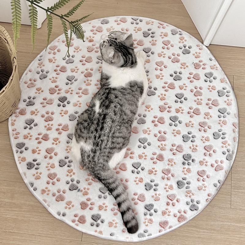 Thickened Warm Waterproof Dog Blanket Pad - Bite-Resistant, Urine-Proof, Washable Cotton Cover