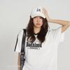 Baseball-Schriftzüge Alphabet Ia Genäht Stickerei Bestickt Einfach Damen Herren Ihr Ihm Für Frische Kappen Schirmmützen Sonnenschutz Koreanisch Vielseitig
