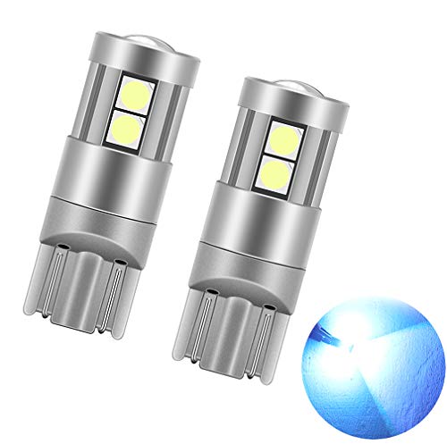 

Суперяркий светодиодный габаритный фонарь T10/светильник салона/подсветка номерного знака 3030 светодиодный элемент DC12V-24V постоянного тока светло-голубой 2 шт.