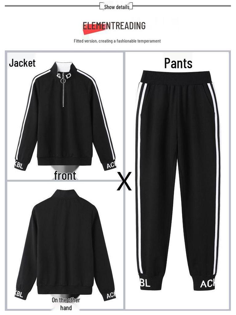 Women's Trendy Hoodie Running Set - Autumn/Winter 2025 Fashionable Two-Piece