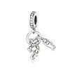 Ahthen Copper Bead Charms Kitty Fish Dangle Charm Fit Snake Chain Bracelets Necklaces for Women Jewellery Making
