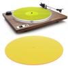 Acogedor Acrylic Turntable Platter Slip Mat for Record Reduces Noise and Sound from Static Electricity and Turntable Platter Mat Mat, 12-inch Players,