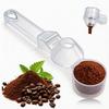 Coffee Scoop & Funnel Protein Powder Measuring Spoon Sliding Holder for Reusable K-Cup Refillable Ground Coffee Pod Kitchen Tool