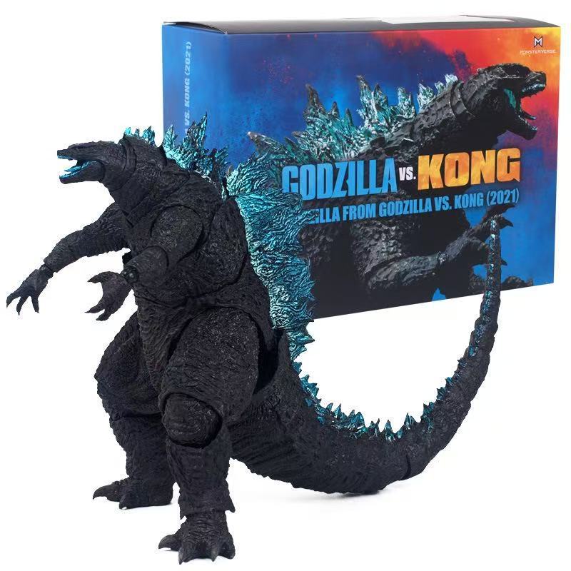 Godzilla vs Kong Action Figure Film Mechagodzilla Mostro Soffio Nucleare Giocattolo da Collezione Modello per Bambini Adulti