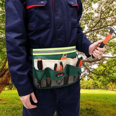 Marsupi per attrezzi da giardino Grembiule per attrezzi in vita con tasche Borsa da giardinaggio in tessuto Oxford 600D per la casa