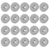 20pcs Heat Shield Nut Silver Round Bottom Plate for BMW 1 3 5 6 7 8 Series X1X2X3X5X6X7 MINI Land Rover Transmission Chassis
