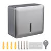 Wall Mount Paper Towel Dispenser Multifold Hand Towel Tissue Holder with Key Lock for Bathroom Kitchen Bedroom