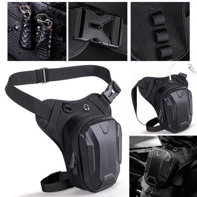 Motorcycle Leg Bag Waterproof Outdoor Thigh Bag with Multi Pockets Drop Leg Pack Motorcycle Chest Bag for Cycling Hiking Camping