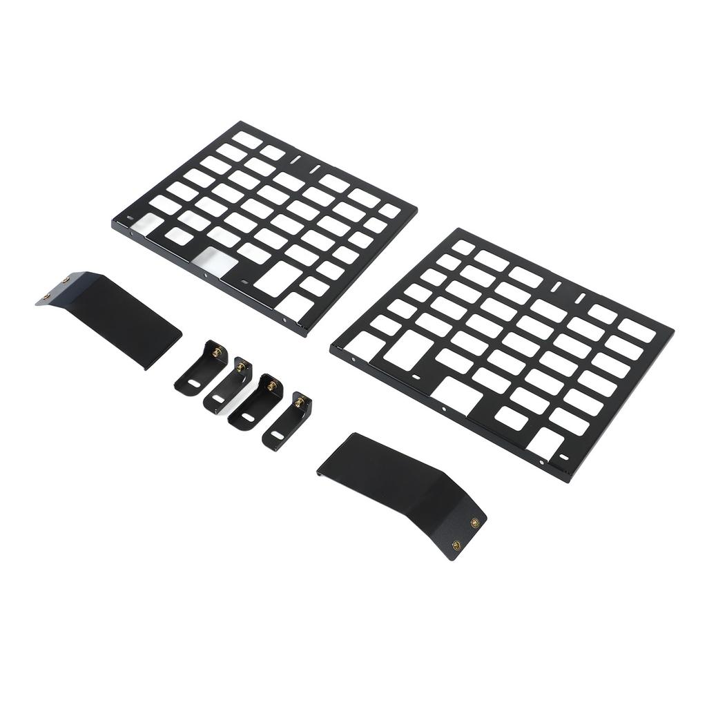 2pcs Rear Window Side Storage Rack Aluminium Alloy Modular Storage Panel Replacement for Land Rover Defender L663