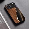 Fiber Gold Trim For Apple Black Phone Case For iPhone 17 16 15 14 13 12 Mini 11 Pro Max 17 Air 7 8 Plus XR X Glass Back Cover