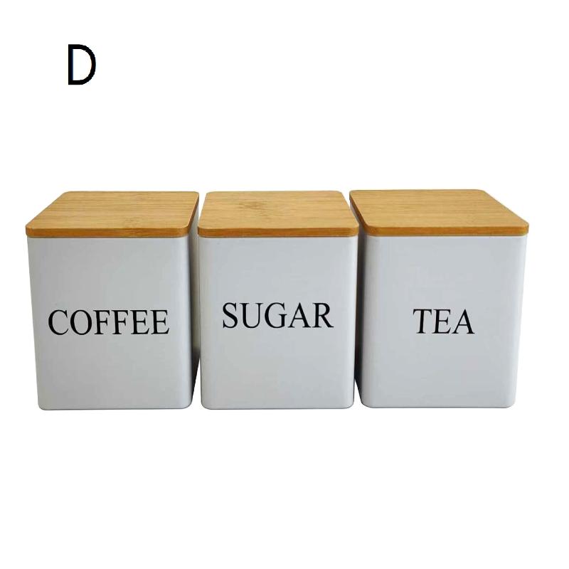 3 Stück 1L Kaffeebohnen Vorratsdosen Tee Zucker Vakuumversiegelte Gläser Eisen Vorratsdosen Hitze Küche Creme Dose Luftdichter Deckel