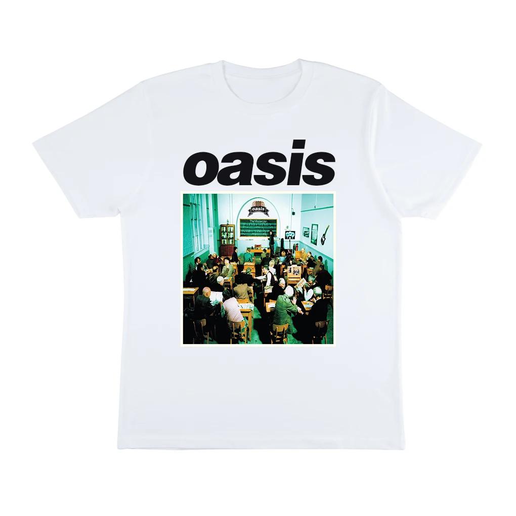 2025 Nowy T-shirt z nadrukiem zespołu Oasis Y2Y Harajuku Męski i Damski Letni Casualowy Sportowy Wygodny T-shirt Koszulka do surfowania