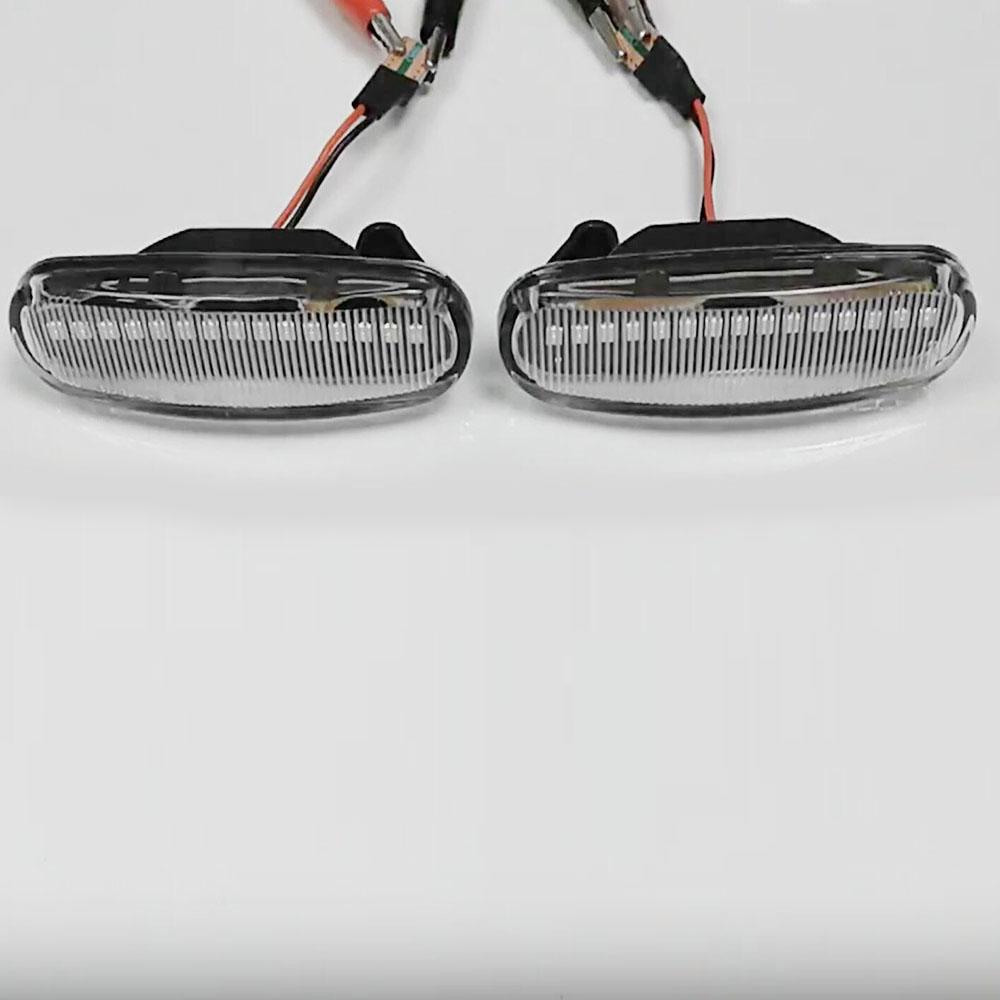 2x Front Side Indicator Lamp For Fiat Fiorino Idea Punto Panda Qubo Stilo 6326H7