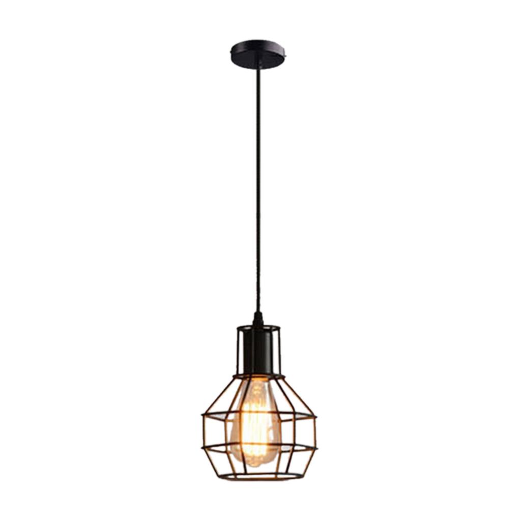 Industrial Chandelier Lighting Industrial Retro Style Retro Hanging Lamp with Adjustable Wires for Coffee Shop Single Head