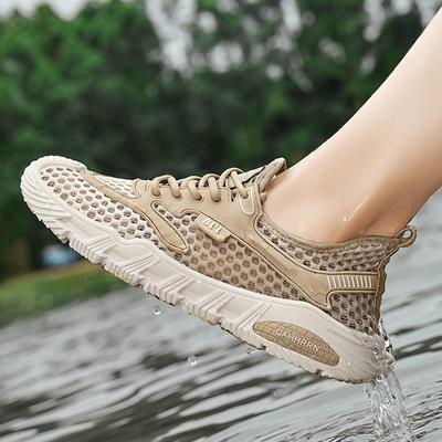 Men Shoes Breathable Flying Woven Shoes Sports Fashionable Quickly Dry Mesh Shoes 39-44