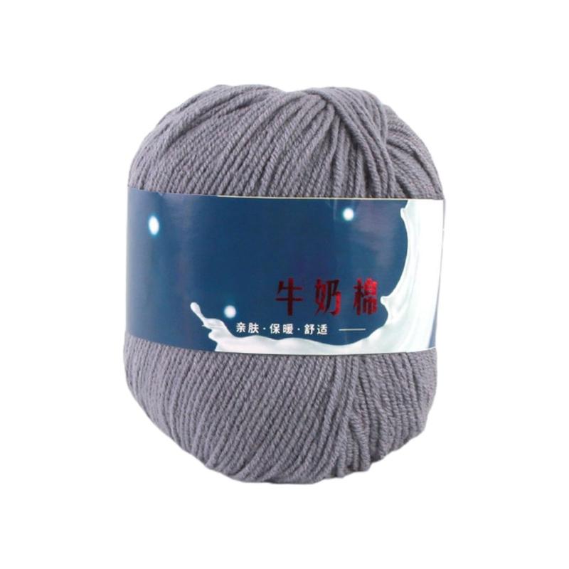 DIY Knitting Yarn Cotton Yarn Cream Hand Washable Knitted Yarn Easy To Store