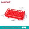 50-Hole Multifunctional Test Tube Rack: Acid, Alkali, and High-Temperature Resistant with Silicone Pad