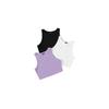 Toochki Tops For Woman Spandex Top Crop Short Western For Jeans Sleeveless Stretchable Pack Of Three