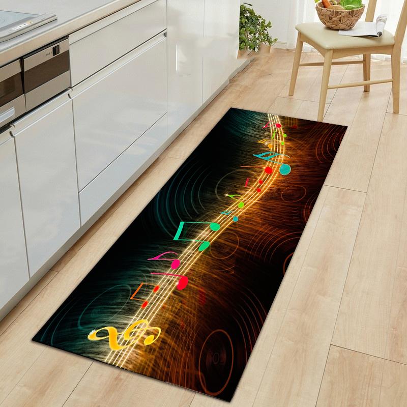 Tappeto stampato in 3D serie tastiera di pianoforte, tappeto grande, tappeti per soggiorno camera da letto, tappeti per cucina Tappetini antiscivolo