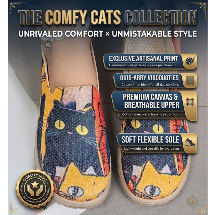 Women’s Spring Slip-On Canvas Shoes Lightweight Soft Sole Casual Flats Color Block Patchwork Loafers Comfortable Walking Shoes