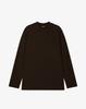 WORK ON BODY OFF Rested Semi-Overfit Mock Neck Knit [Brown]