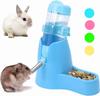 1PC Automatic Water Bottle Drinking Feeder Dispenser Bottle 80ML with Food Feeder Station Bowl Pet Container for Small Animals