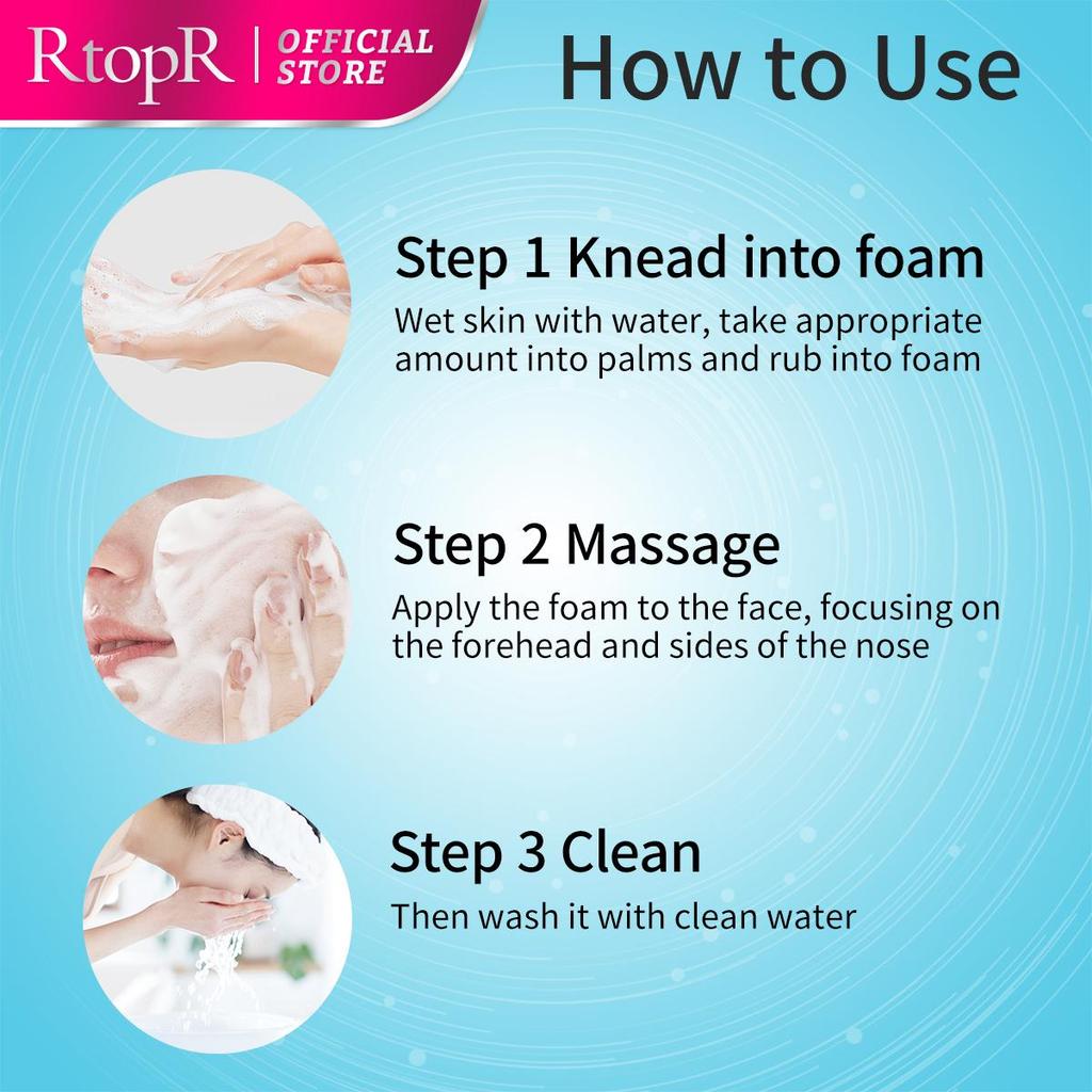 VC Facial Cleanser Deep Cleansing Exfoliating Moisturizing And Brightening The Complexion The Skin Is Clean And Smooth